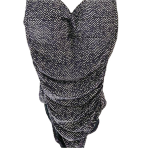 Nip Tuck Swim One piece Multi Fit cup size US 4 Navy NWT